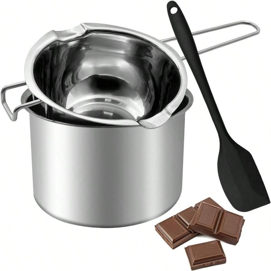 Soap Making Double Boiler - Juego de ollas de doble caldera,