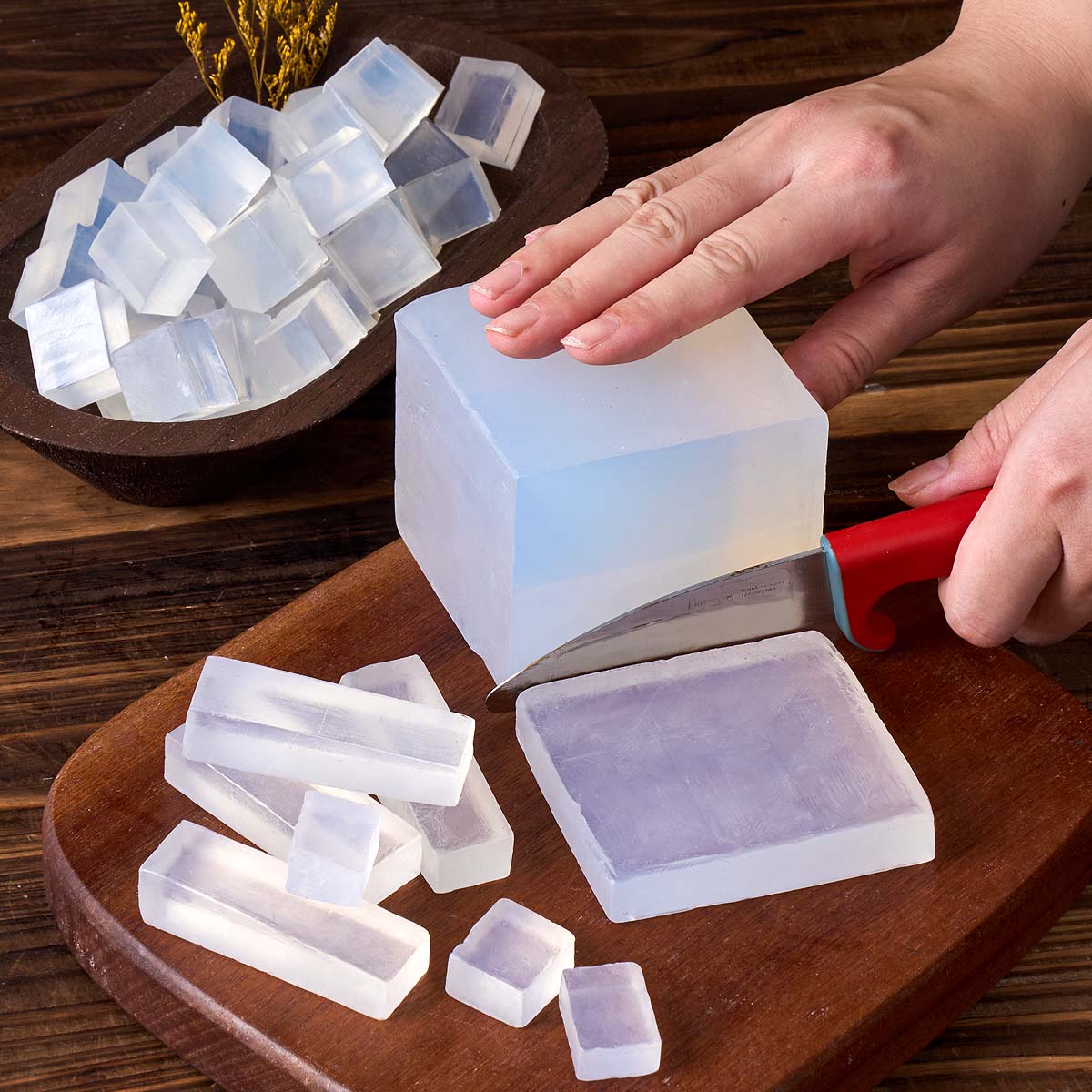Soap Making Glycerin Base - Base de jabón de glicerina blanca