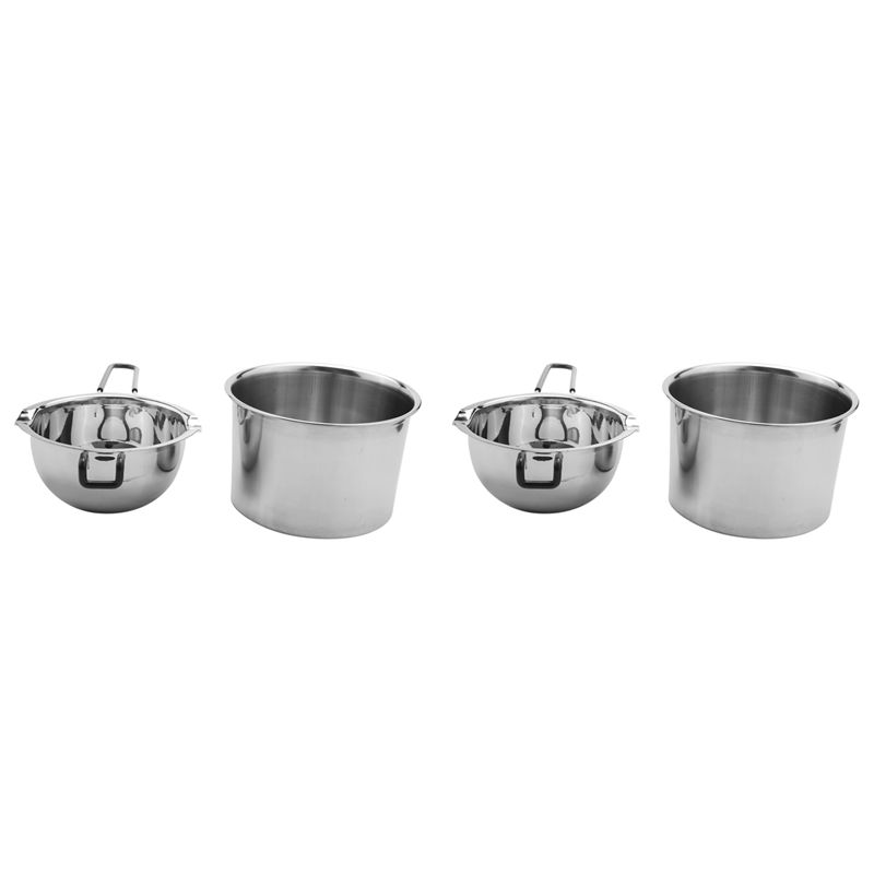 ABAH-Juego de 4 ollas dobles d - Soap Making Double Boiler reseña y precio