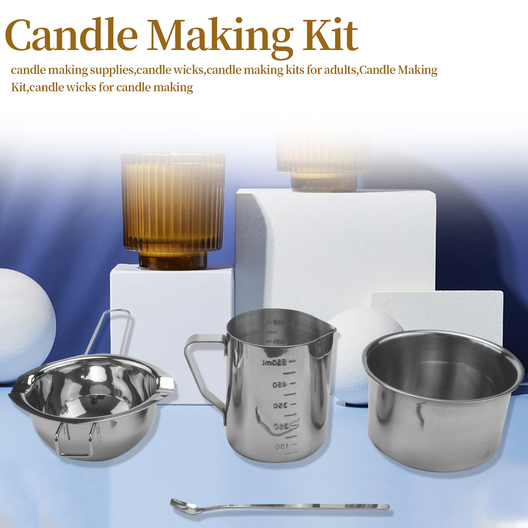 Juego AEE8-4 de olla doble de  - Soap Making Double Boiler reseña y precio