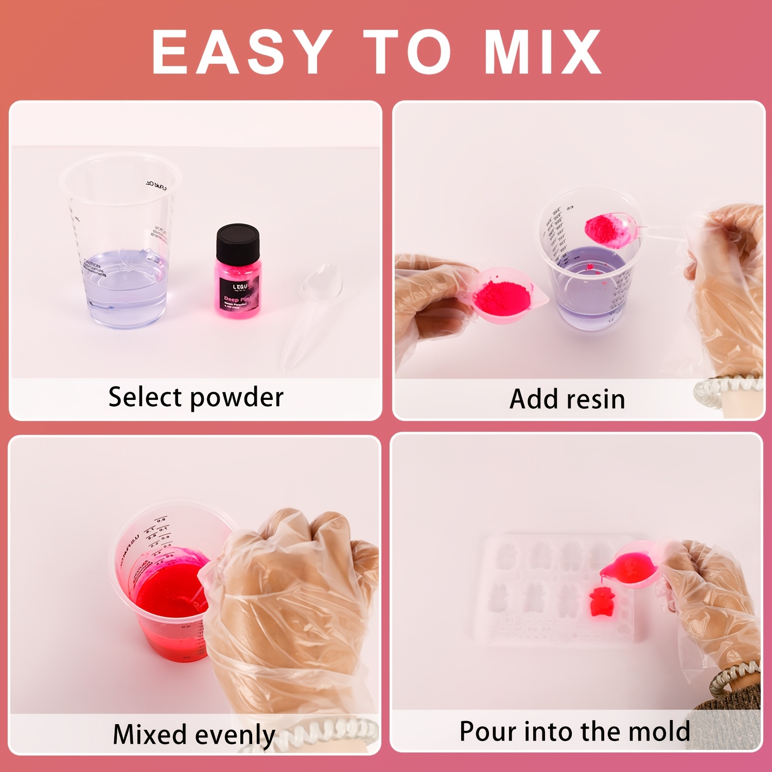 LEQU Polvo de Pigmento de Resi - Soap Making Book For Beginners reseña y precio