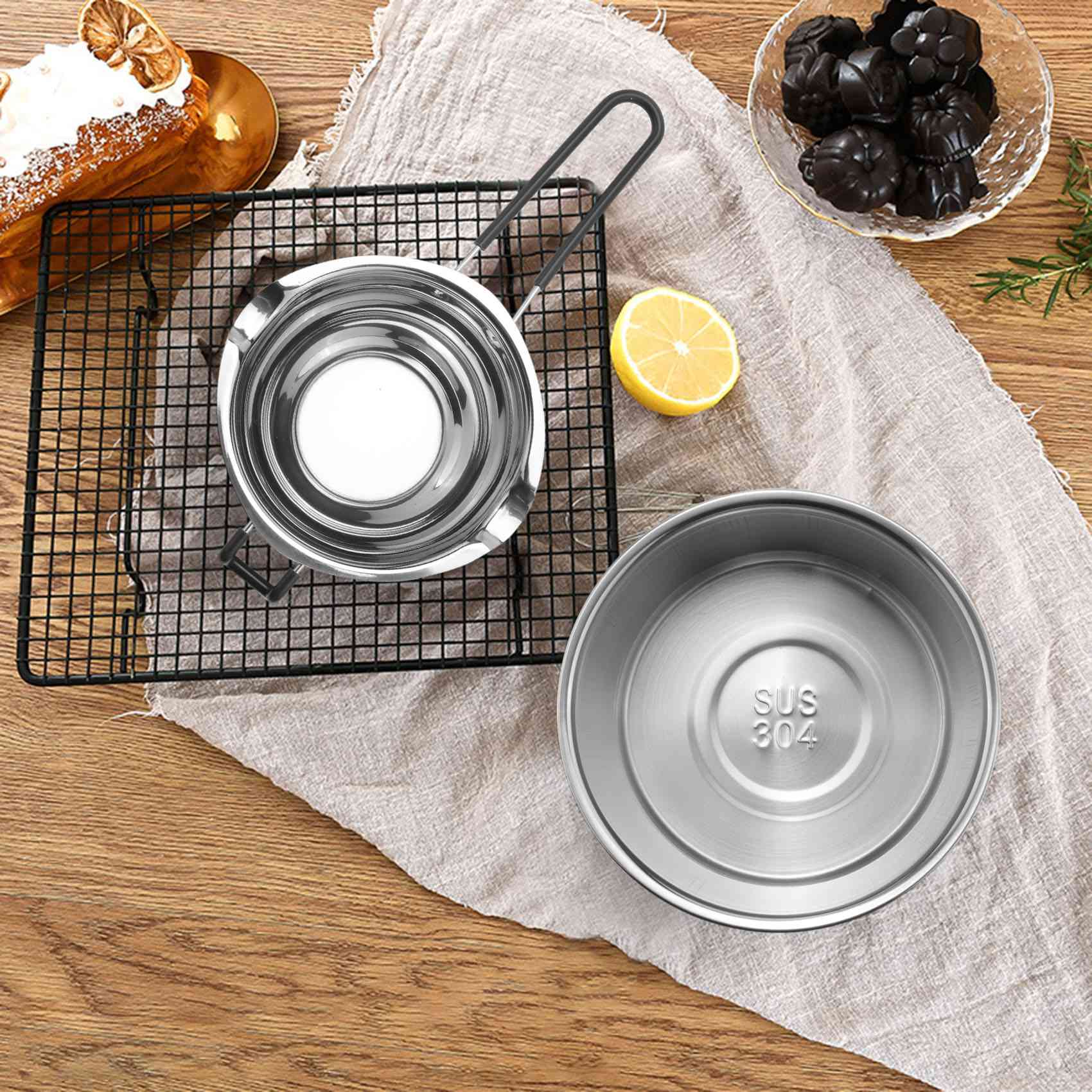 J1UL1N Juego de 2 ollas dobles - Soap Making Double Boiler reseña y precio