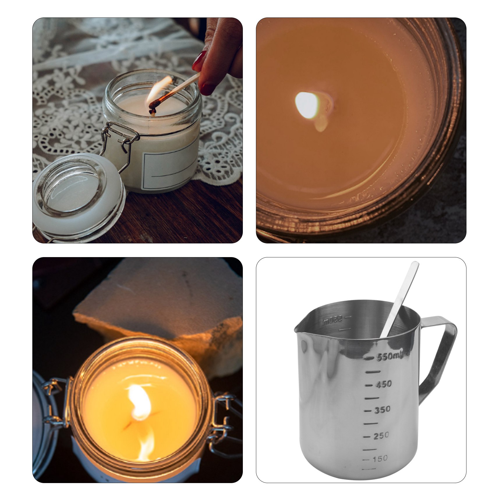 Juego AEE4-4 de olla doble de  - Soap Making Double Boiler reseña y precio