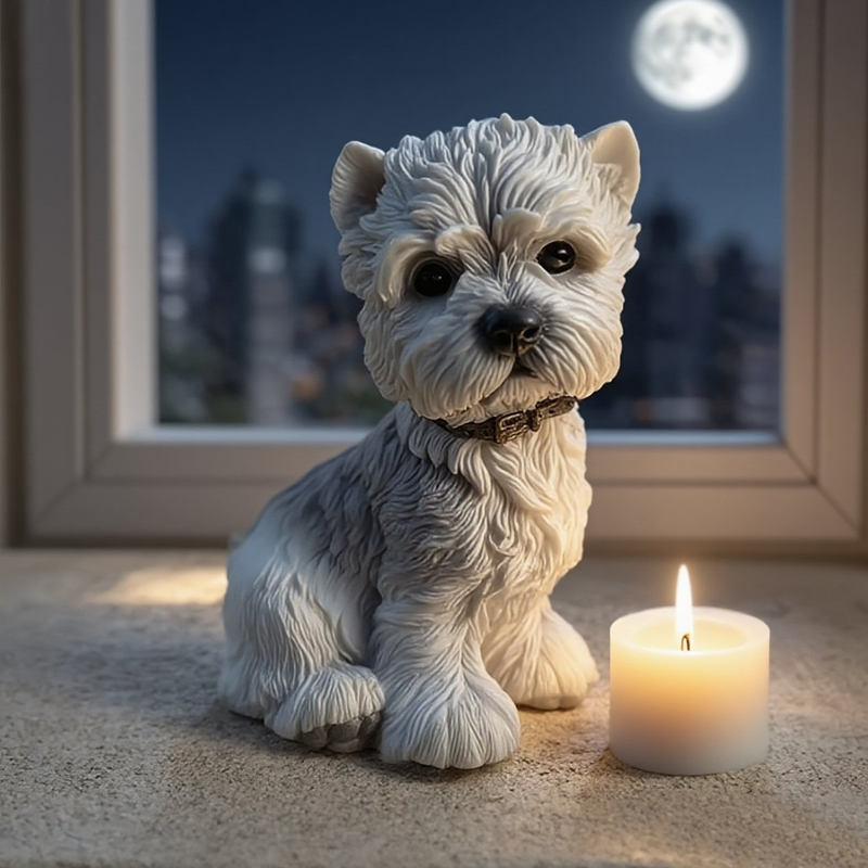Lindo cachorro perro West High - Soap Making Yorkshire reseña y precio