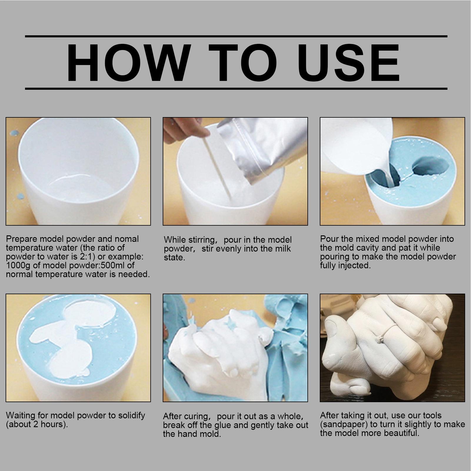 Kit de moldes para manos y pie - Soap Making Book For Beginners reseña y precio