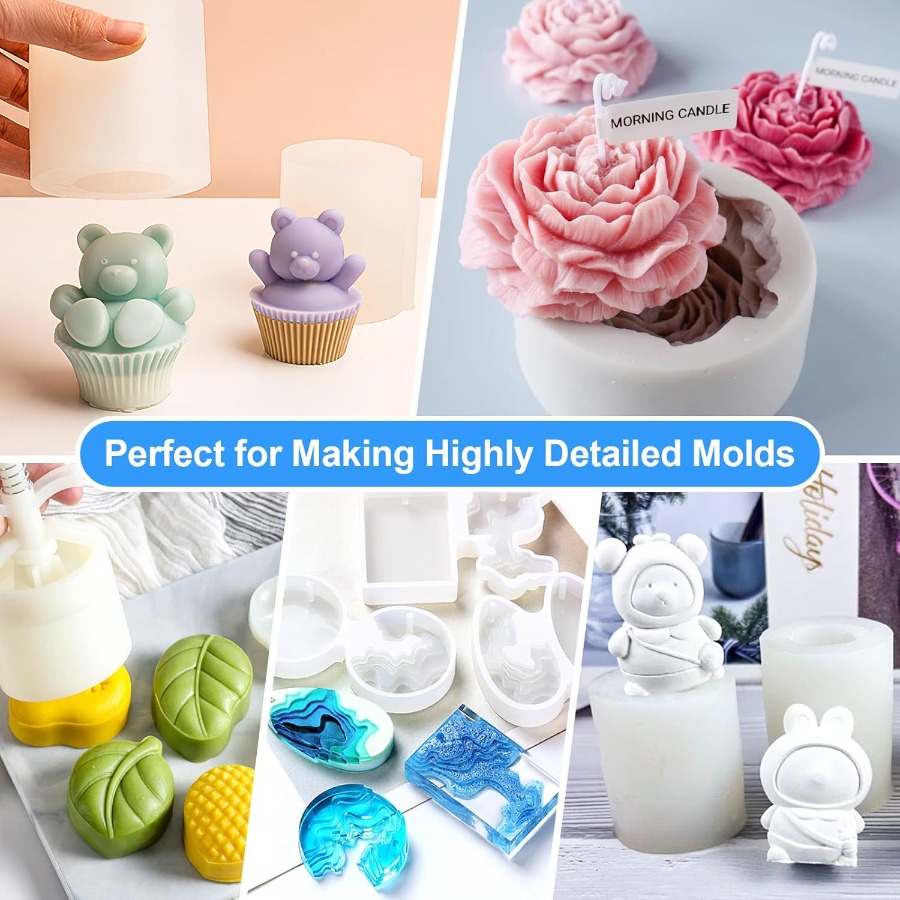 Kit para hacer moldes de silic - Soap Making Book For Beginners reseña y precio
